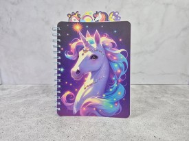 Cuaderno anotador con separadores UNICORNIO
